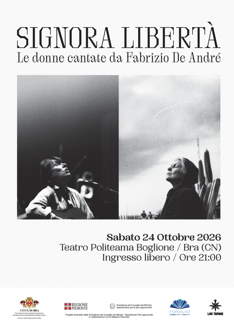 Signora Libertà - Le donne cantate da Fabrizio De Andrè - Bra